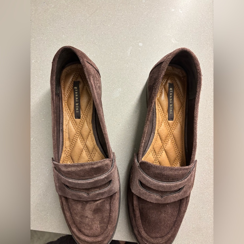 Giani bini suede loafers EUC